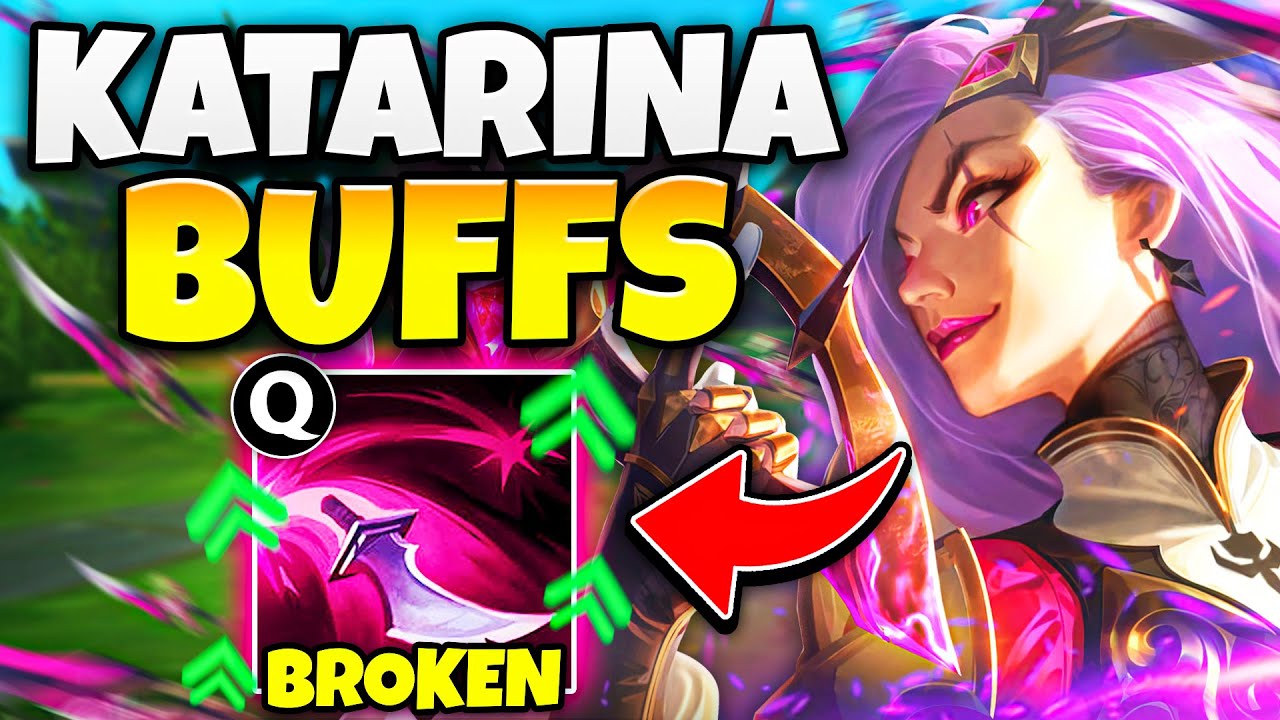 Riot turned Katarina into a POKE MAGE!? (NEW Q BUFF IS BROKEN)
