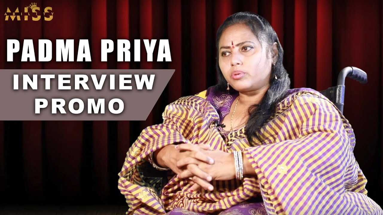 Padma Priya Interview Promo | #MissAbilityContest 2018