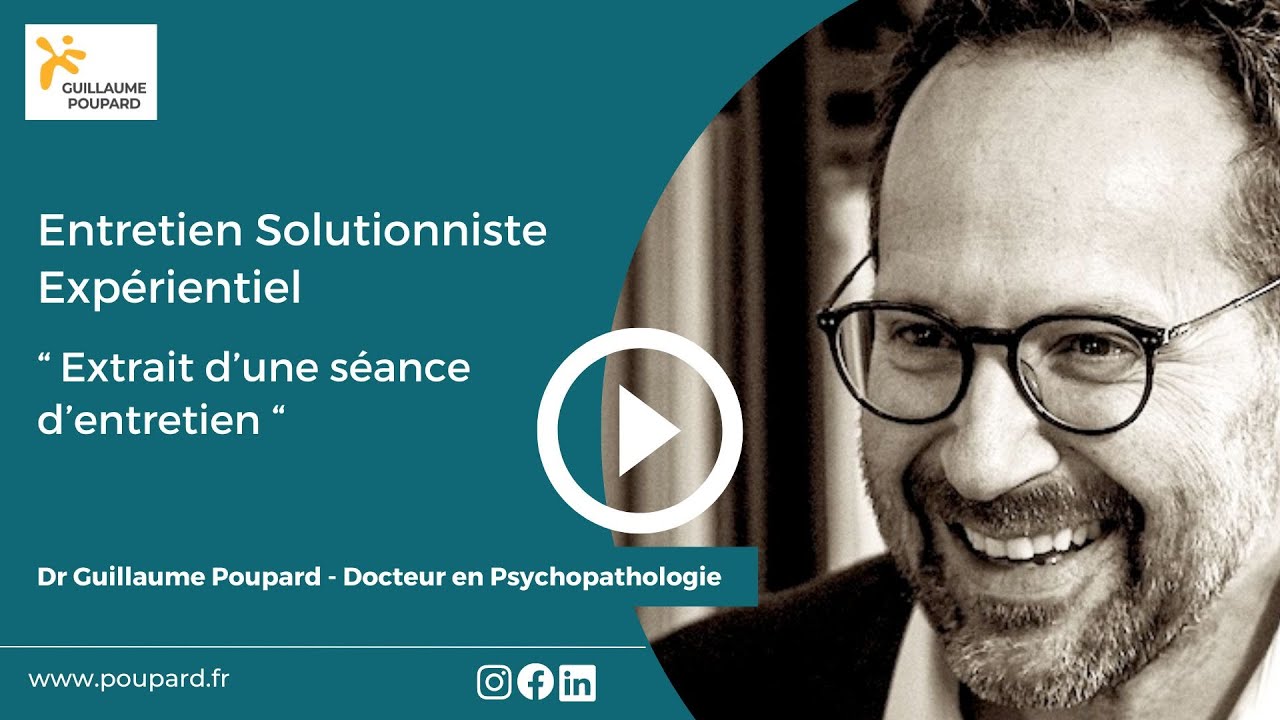 Démo en direct - Formation sur l'Entretien Solutionniste Expérientiel - Dr Guillaume Poupard
