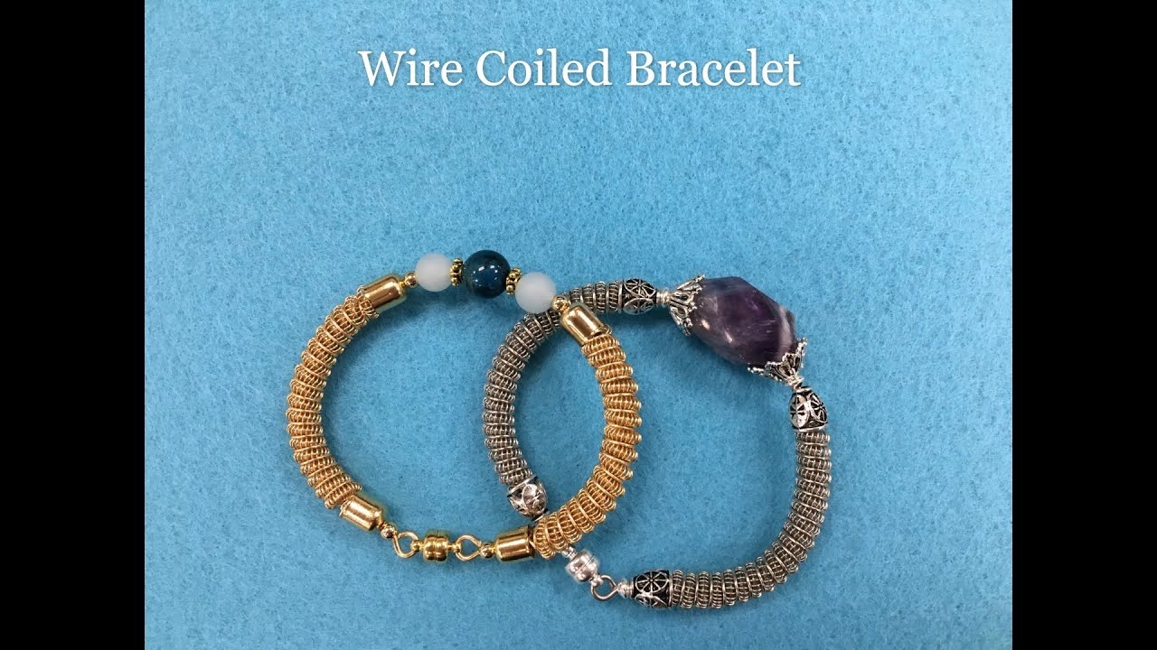 Wire Coiled Bracelet