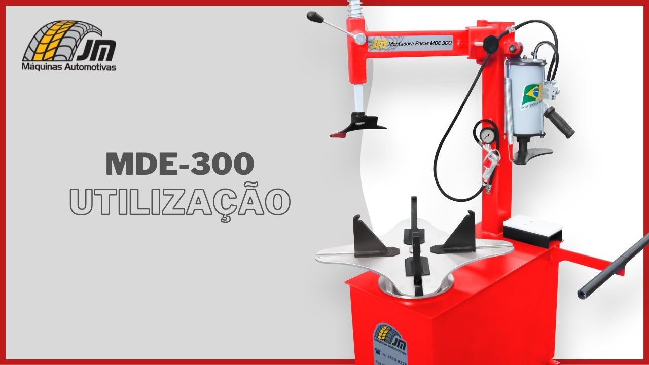 Utilização da Montadora e Desmontadora - MDE 300