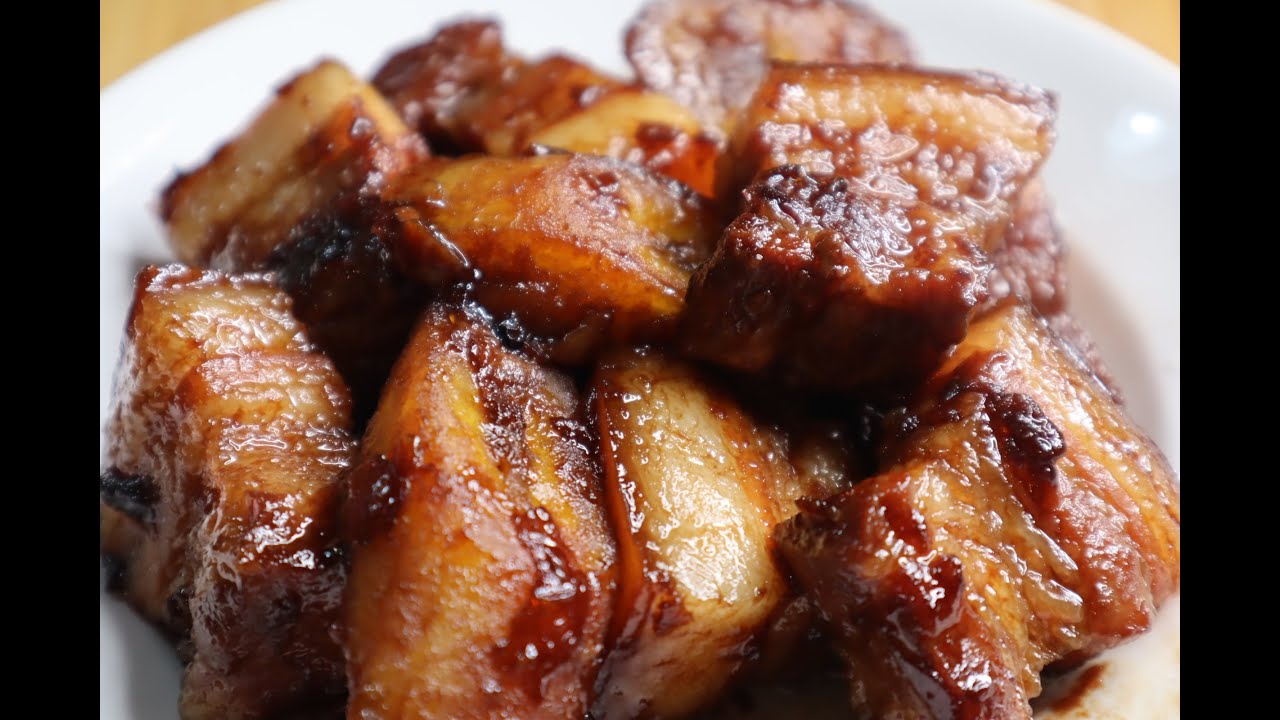 Adobong Baboy na may Saging na Saba