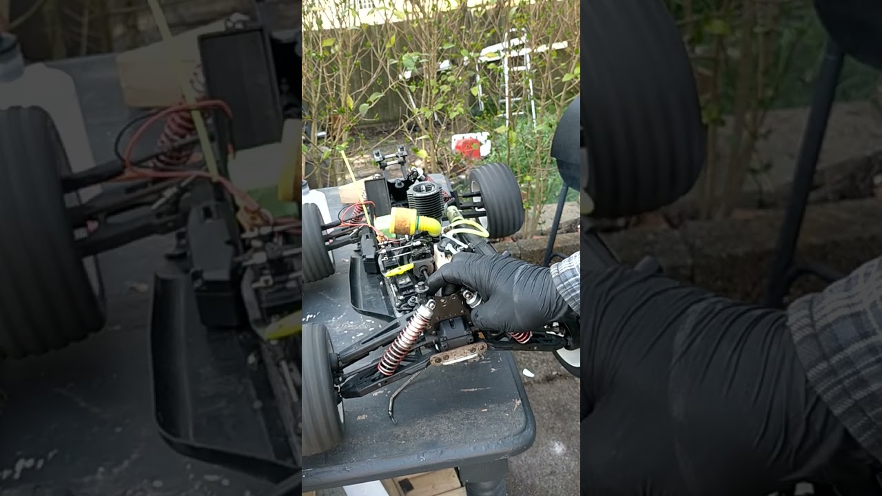 HoBao HYPER ST .21 21 Nitro stadium truck Truggy 1/8 8th scale 4WD starting testing running tuning