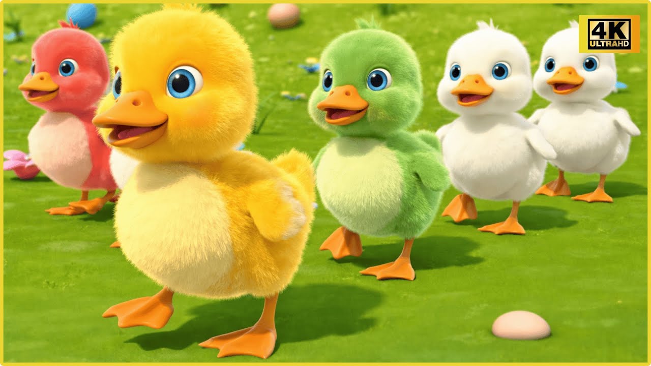 Chú Vịt Con - Vịt Con Lông Vàng - Nhạc Thiếu Nhi Sôi Động - Con Chim Vành Khuyên