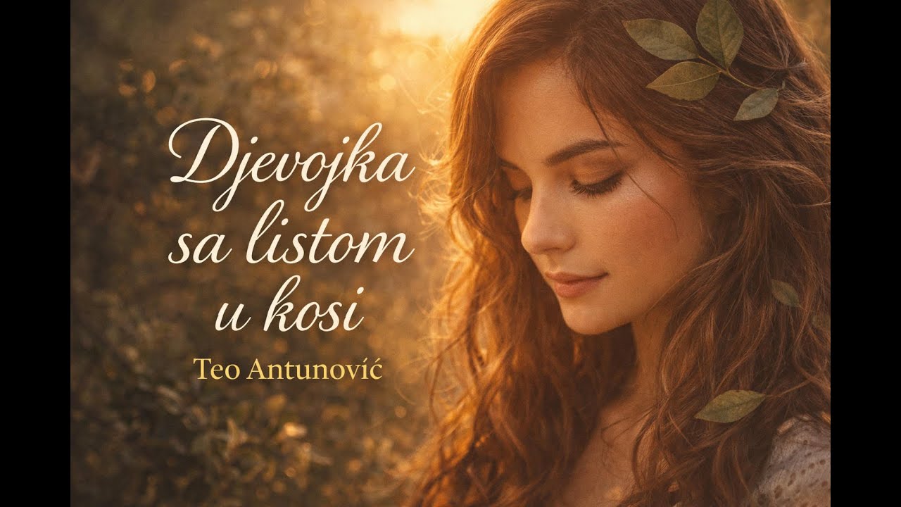 Djevojka sa listom u kosi