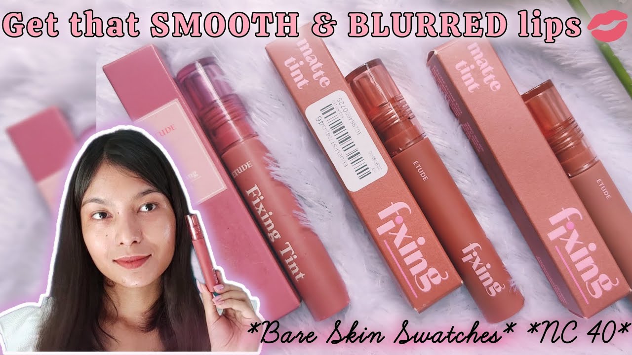 Etude House Fixing Tint on INDIAN skin ✨*Swatches & Review* Must have shades for dusky skin