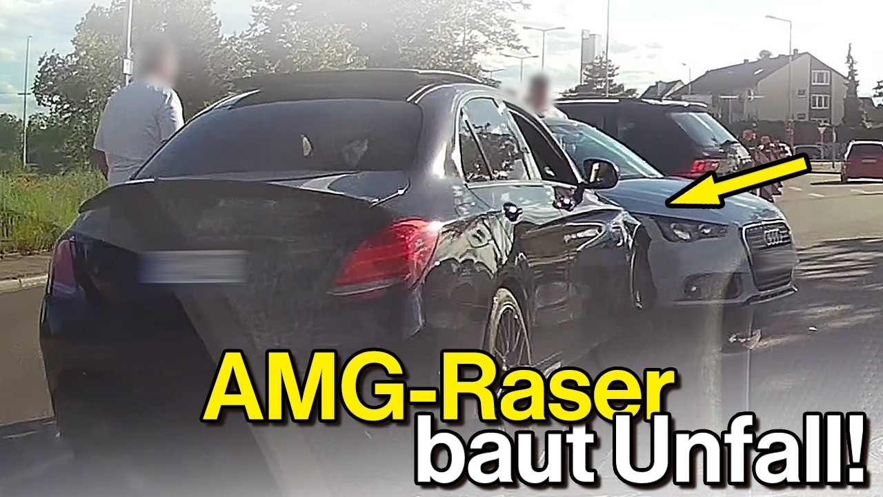 Totalschaden nach Brake-Check, Irrer Sprinterfahrer und AMG-Raser | Dashcam Deutschland #162