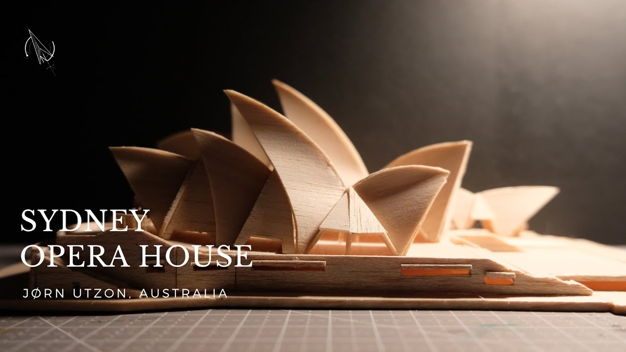 I made a mini Sydney opera house // Pocket Architecture | Sydney Opera House, Australia | Jørn Utzon