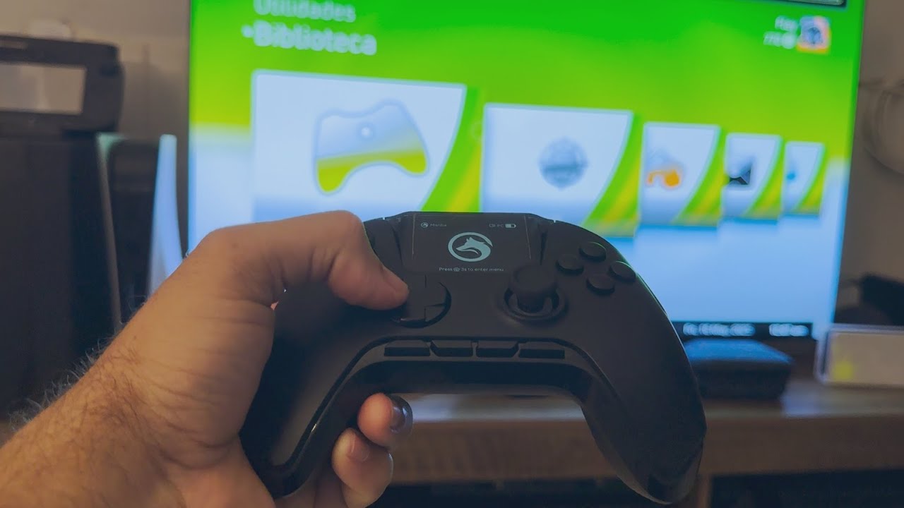 Usando o controle Manba one no Xbox 360!