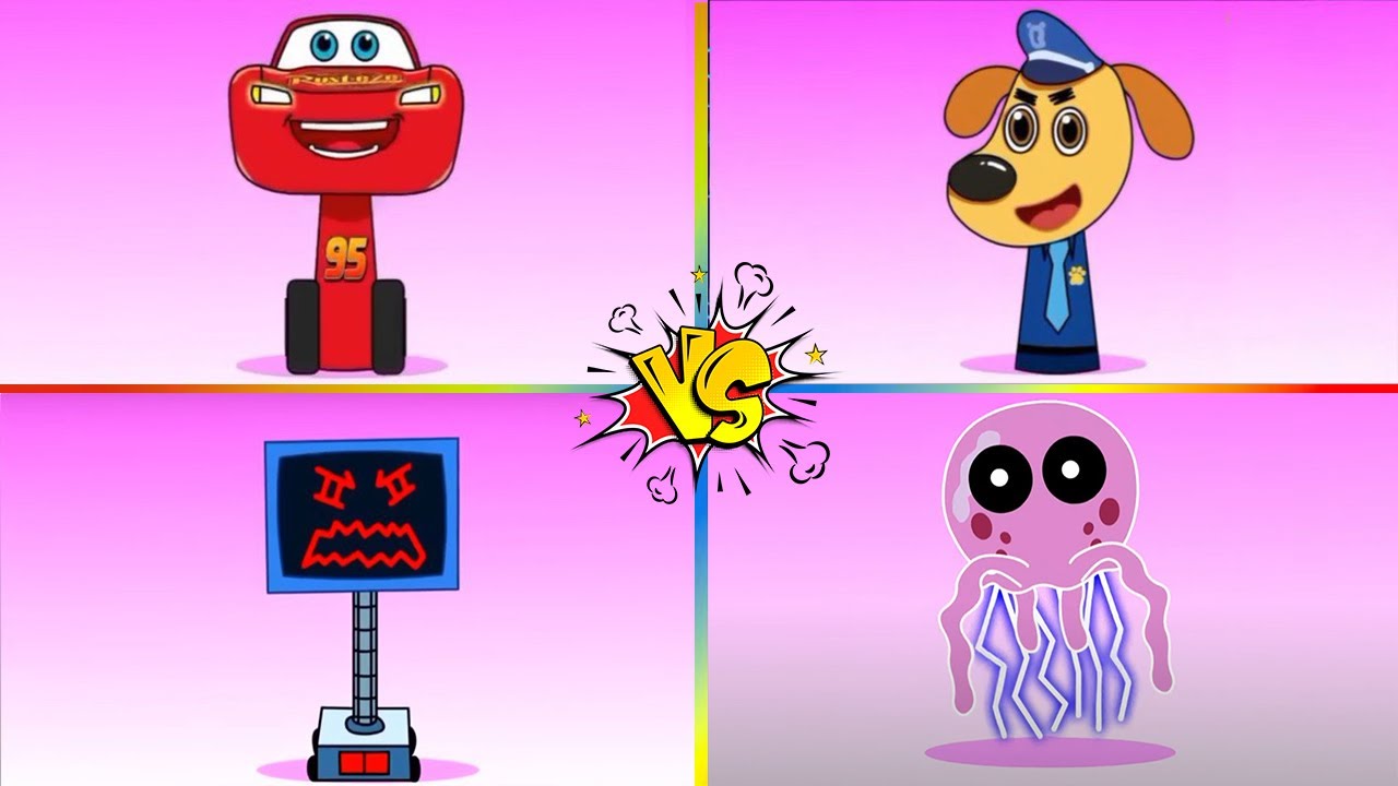 My Sprunki OC: McQueen 🆚 Sheriff Labrador 🆚 Karen 🆚 Jellyfish 🆚 Coffin Dance Cover