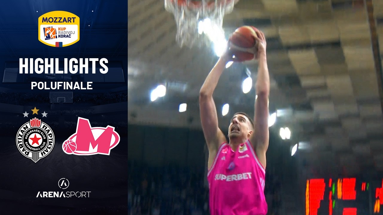 Partizan - Mega 58:80 | Polufinale Kup Radivoj Korać | 20. februar 2026.
