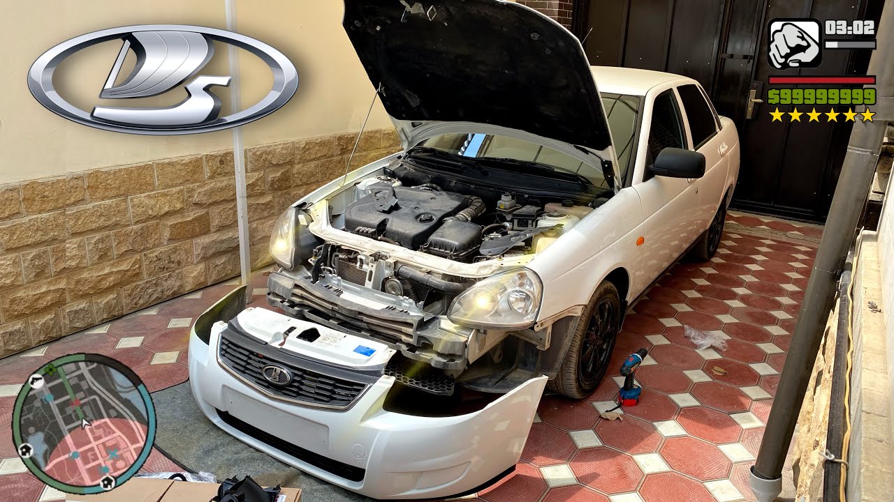 ЛАДА ПРИОРА 2 СНЯЛИ БАМПЕР А ТАМ? УСТАНОВКА ПТФ НА ПРИОРУ 2 + НОВЫЕ ФАРЫ ОРИГИНАЛ+ДЕЛАЕМ ЛЮКС ПРИОРУ