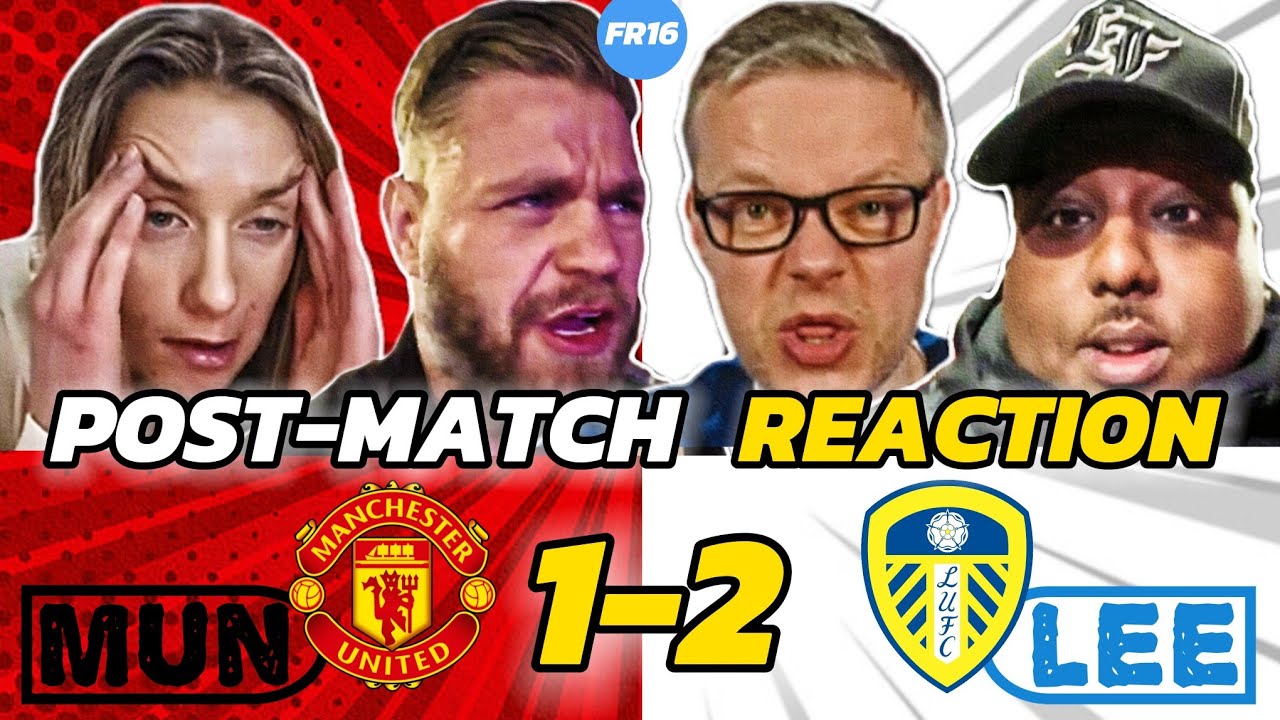 Man United Fans MELTDOWN 🤬 Post-Match Reaction to Man United 1-2 Leeds