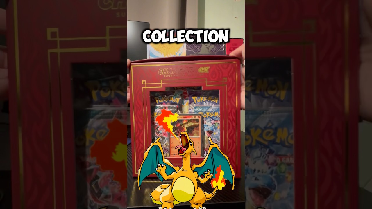 Charizard Super Premium Collection Box 🔥#pokemon #pokemoncards #charizard