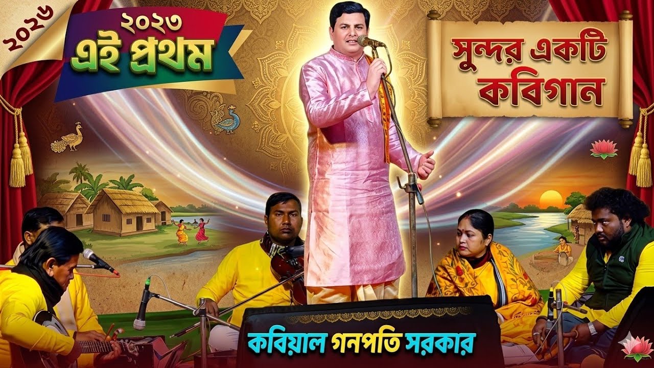 কবিগান গণপতি সরকার কবিগান শিশির সরকার Kobi gaan Ganpati Sarkar Kobi gaan Shisir Sharkar