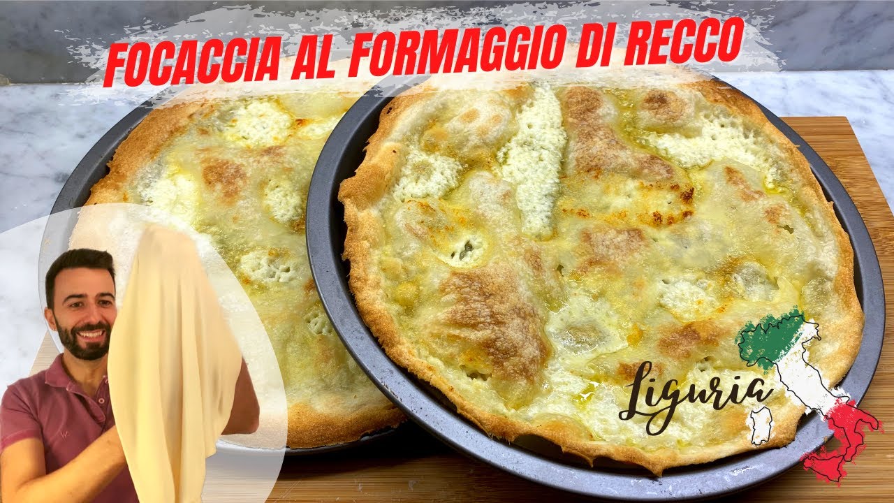 HO FATTO LA FOCACCIA AL FORMAGGIO DI RECCO IN CASA 😱 (ricetta completa)