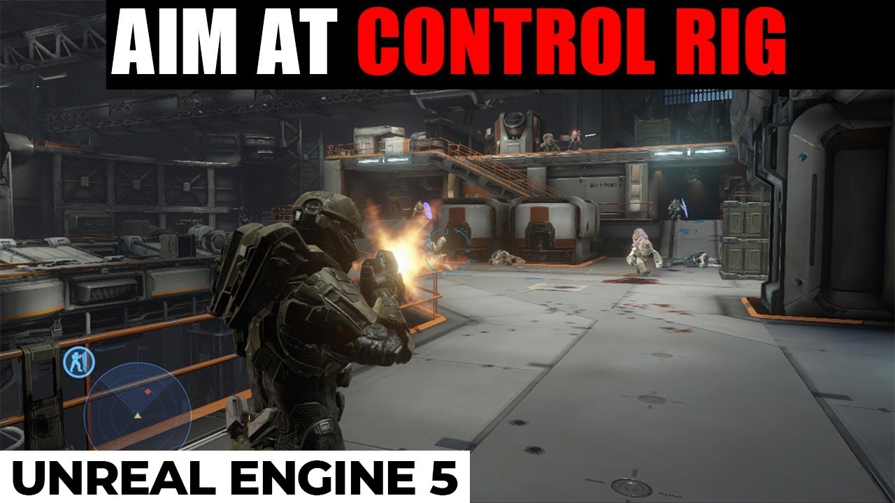 Controll rig aim at or look at in unreal engine 5