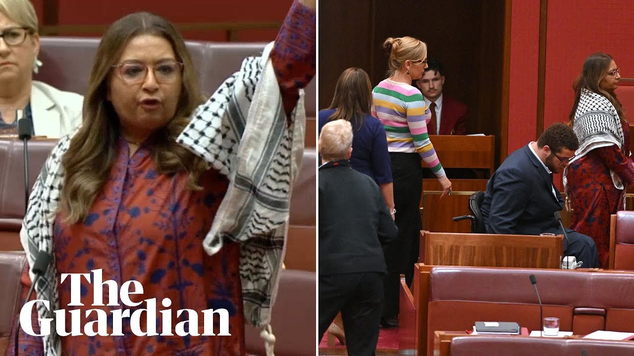 ‘Free Palestine’: Greens walk out of Senate