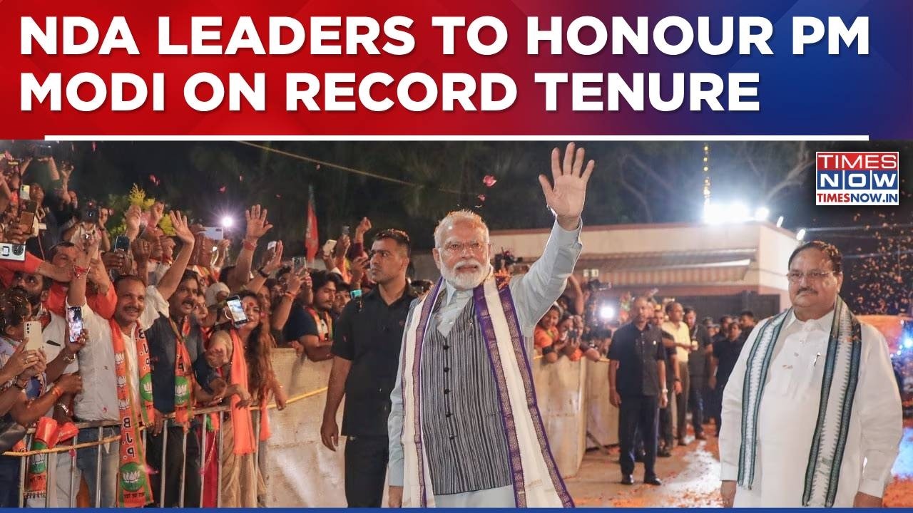NDA Leaders To Hold Key Meet To Honour Prime Minister Narendra Modi On Record Tenure | Breaking News