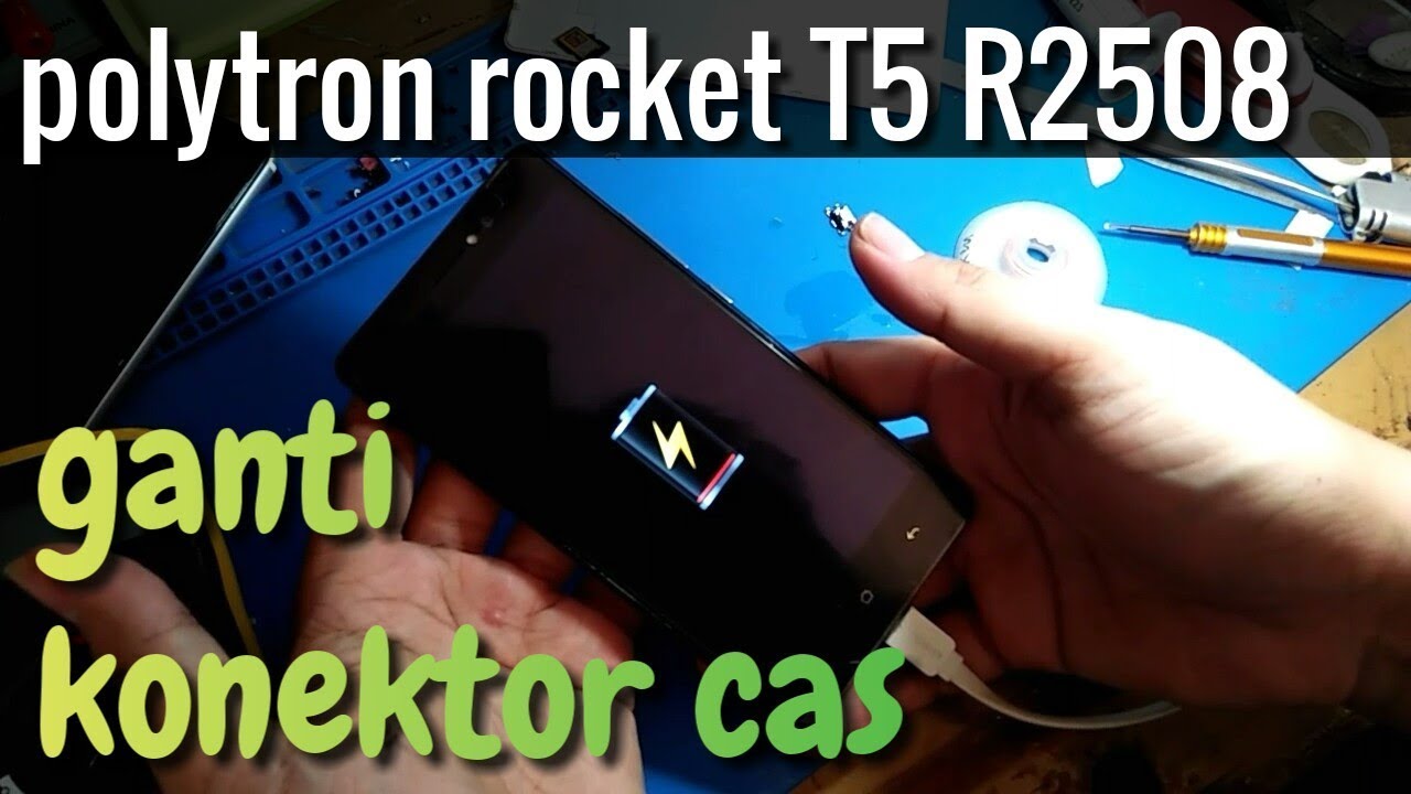 Ganti konektor cas Polytron Rocket R2508
