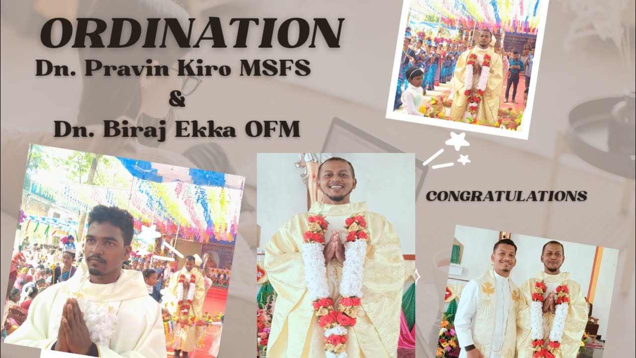 Ordination, Purohit avishak, Kiralaga Parish Church,✝️ Naya Purohit Dn.Prabin MSFS & Dn. Biraj OFM
