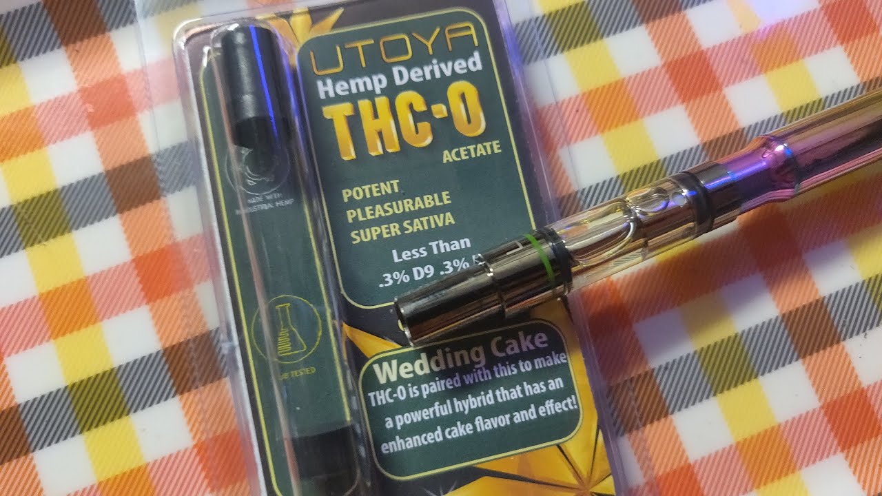 Utoya THC-O Wedding Cake strain review!! 🍦 🎂 🔥 Vape cartridge!
