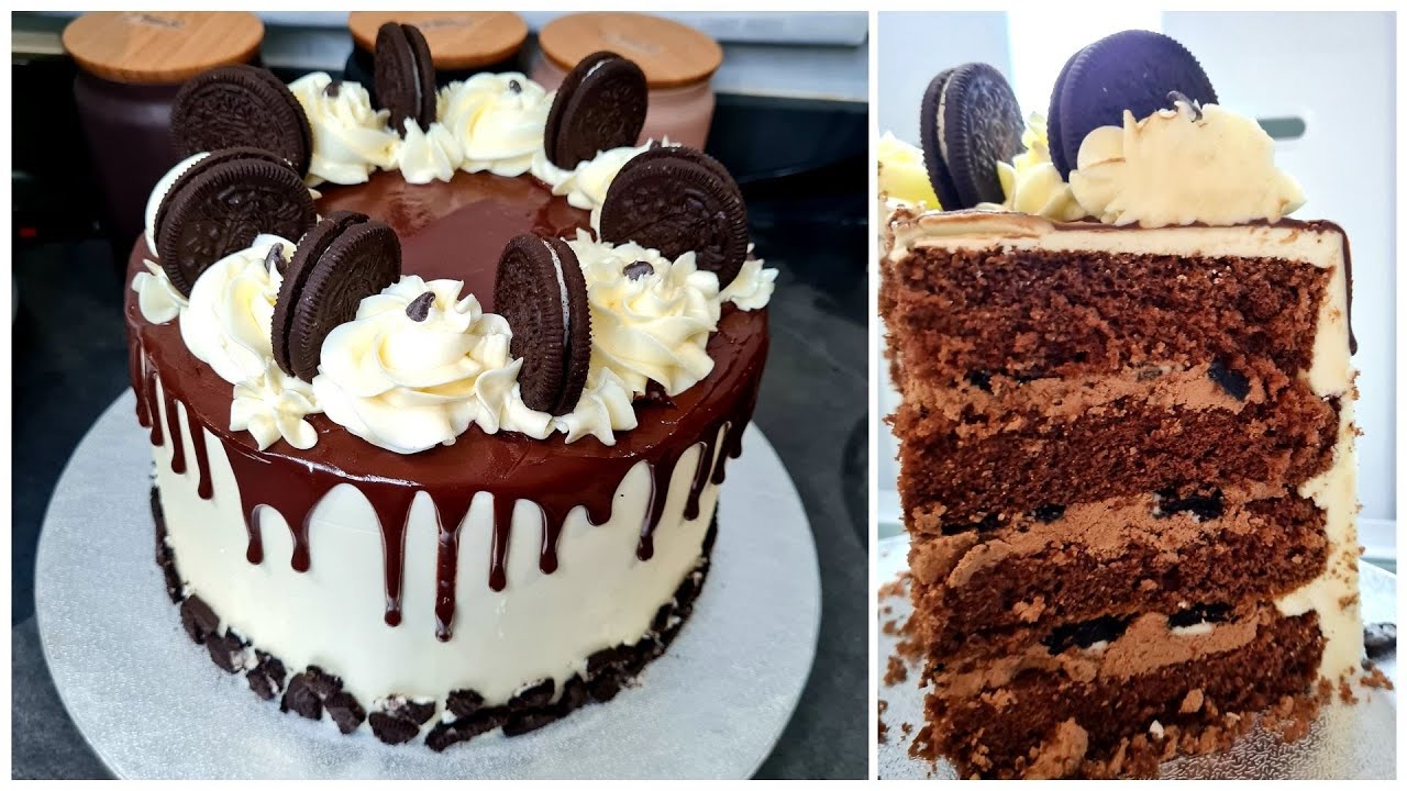 LAYER CAKE CHOCOLAT OREO FACILE _ étape par étape _ RECETTE AVEC ou SANS THERMOMIX