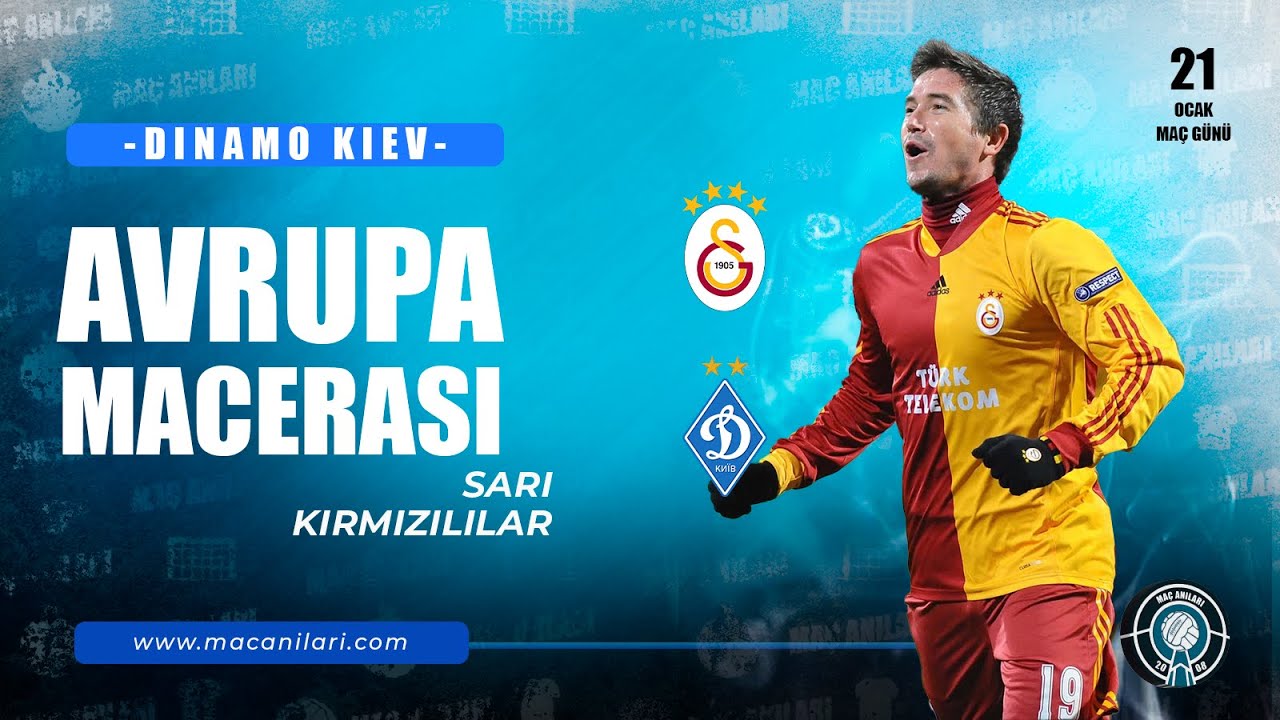 Galatasaray vs Dinamo Kiev Eşleşmesi: Sarı-Kırmızılıların 2008-2009 UEFA Kupası Macerası #macanilari