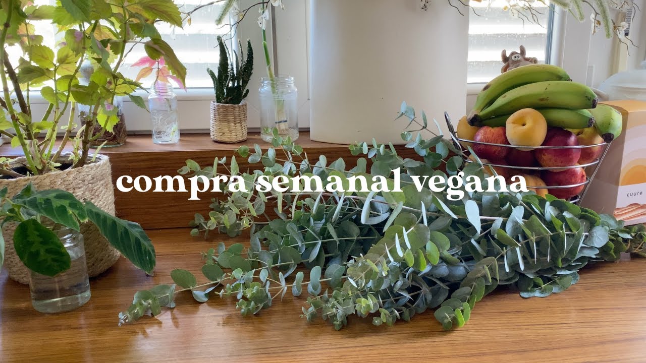 Compra semanal mercado sostenible y vegana🌿