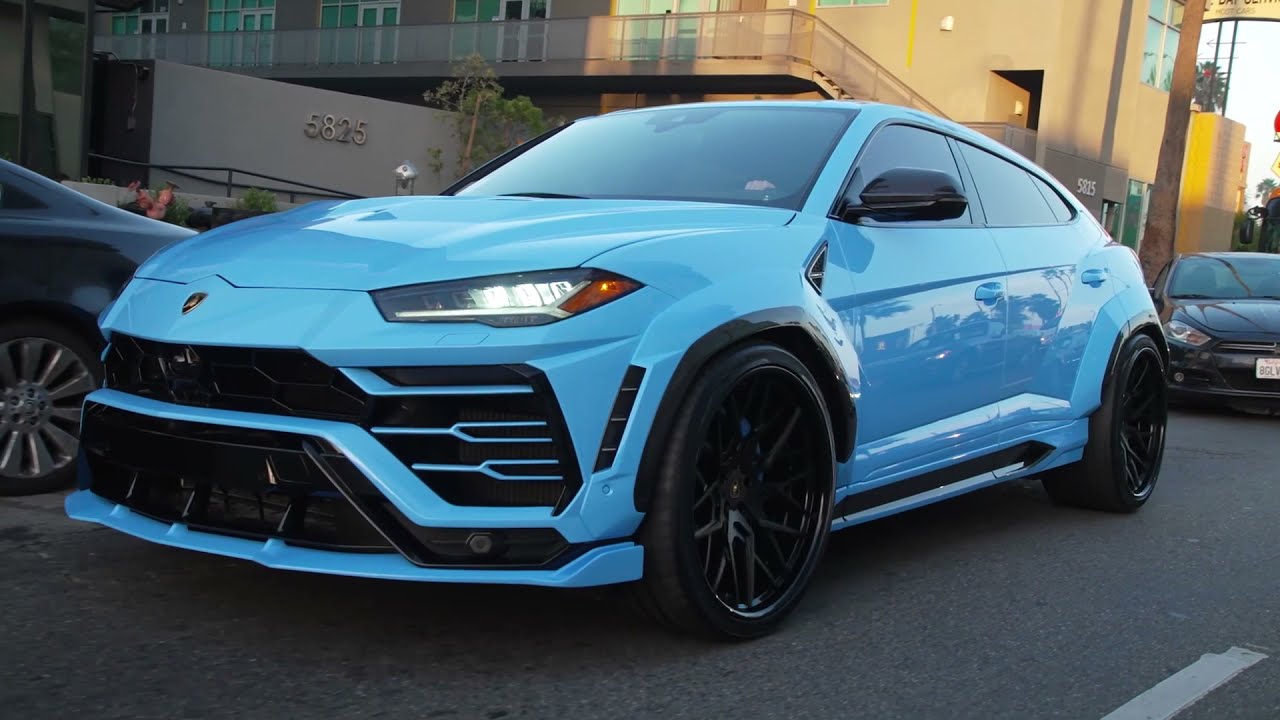 Полная перекраска кузова Urus! Lamborghini Blu Cepheus.
