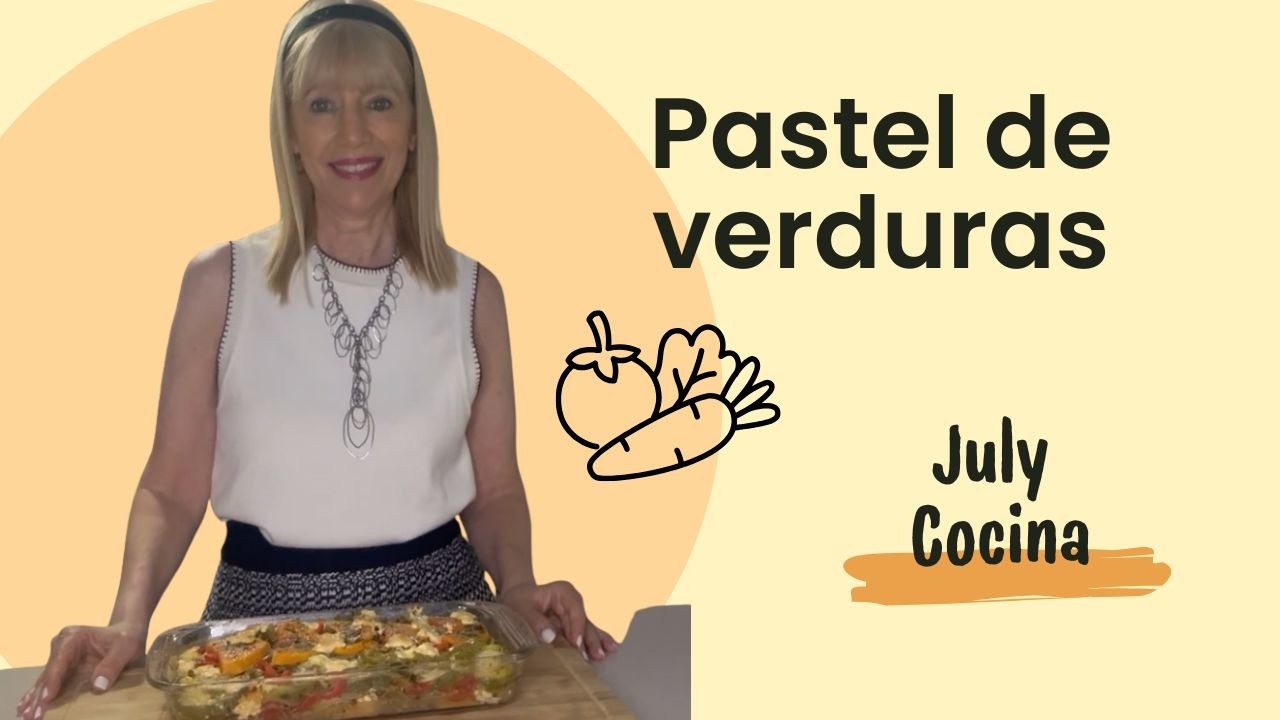 Pastel de verduras en capas