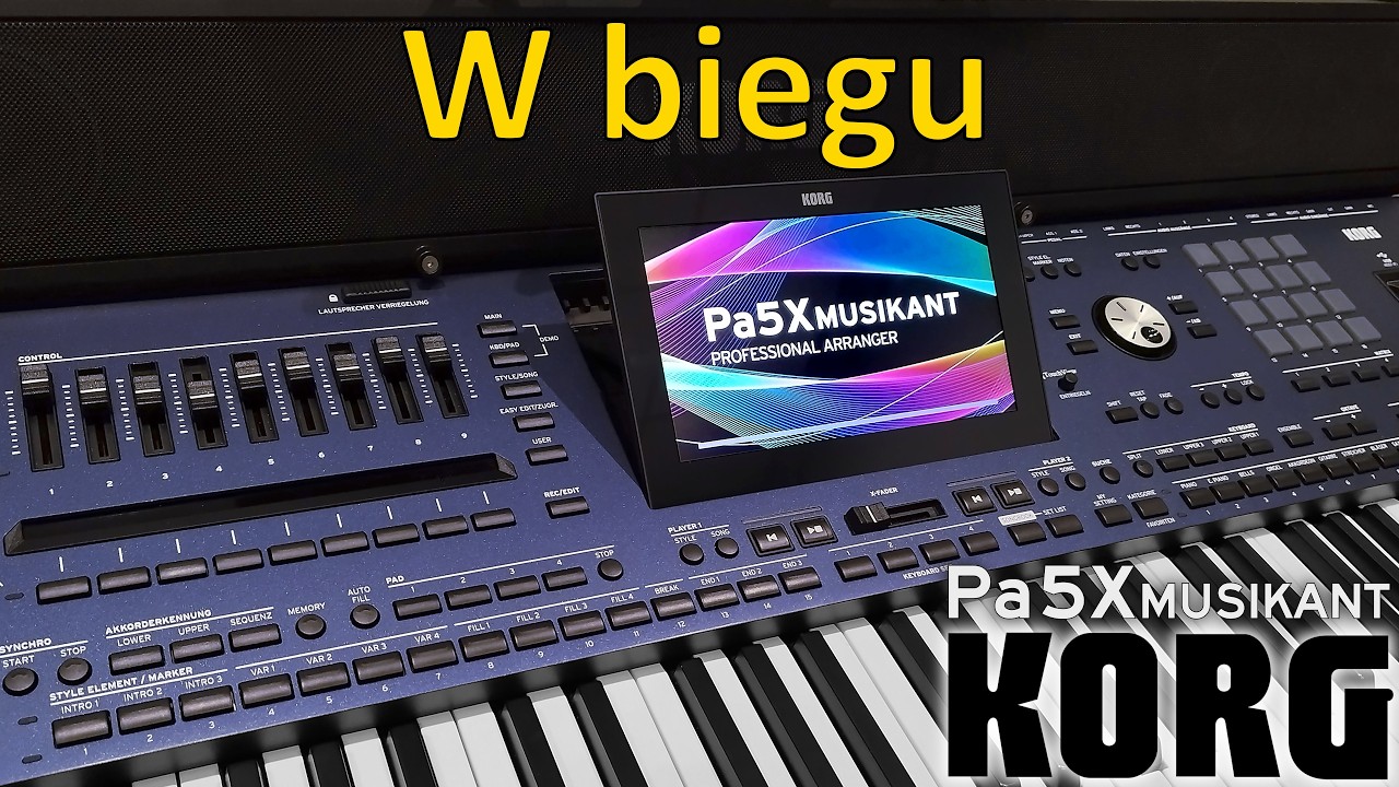 KORG Pa5X Musikant - W biegu (Natalia Kukulska) cover, style 70er Disco 3 from Pa4X Musikant, funky