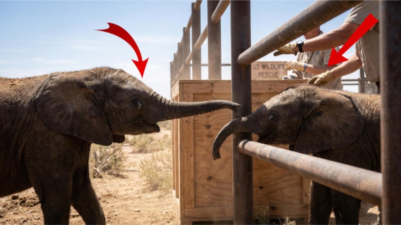 They Were Minutes From Separation—Until the Two Baby Elephants Did This.