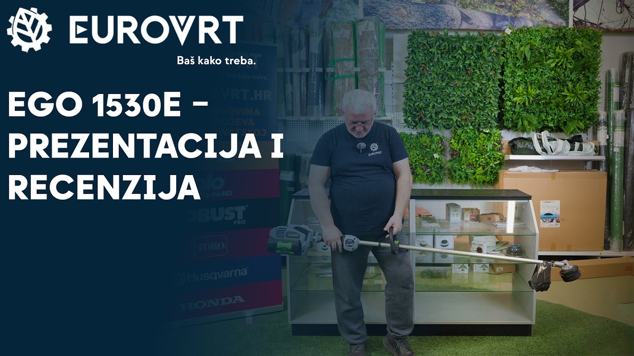 Prezentacija EGO ST1530E — Baterijski Trimer 56V za Svakodnevnu Košnju | Eurovrt.hr