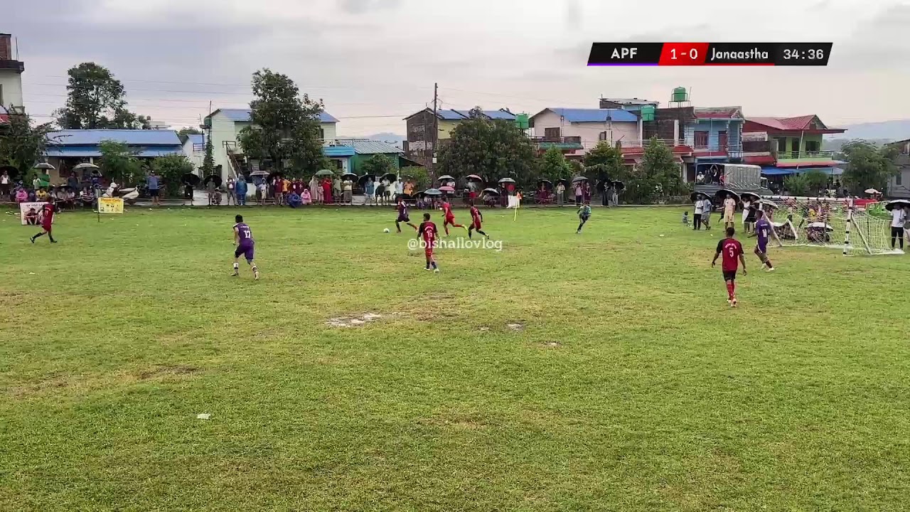 1st 8A side open Football tournament:APF vs Janastha ||