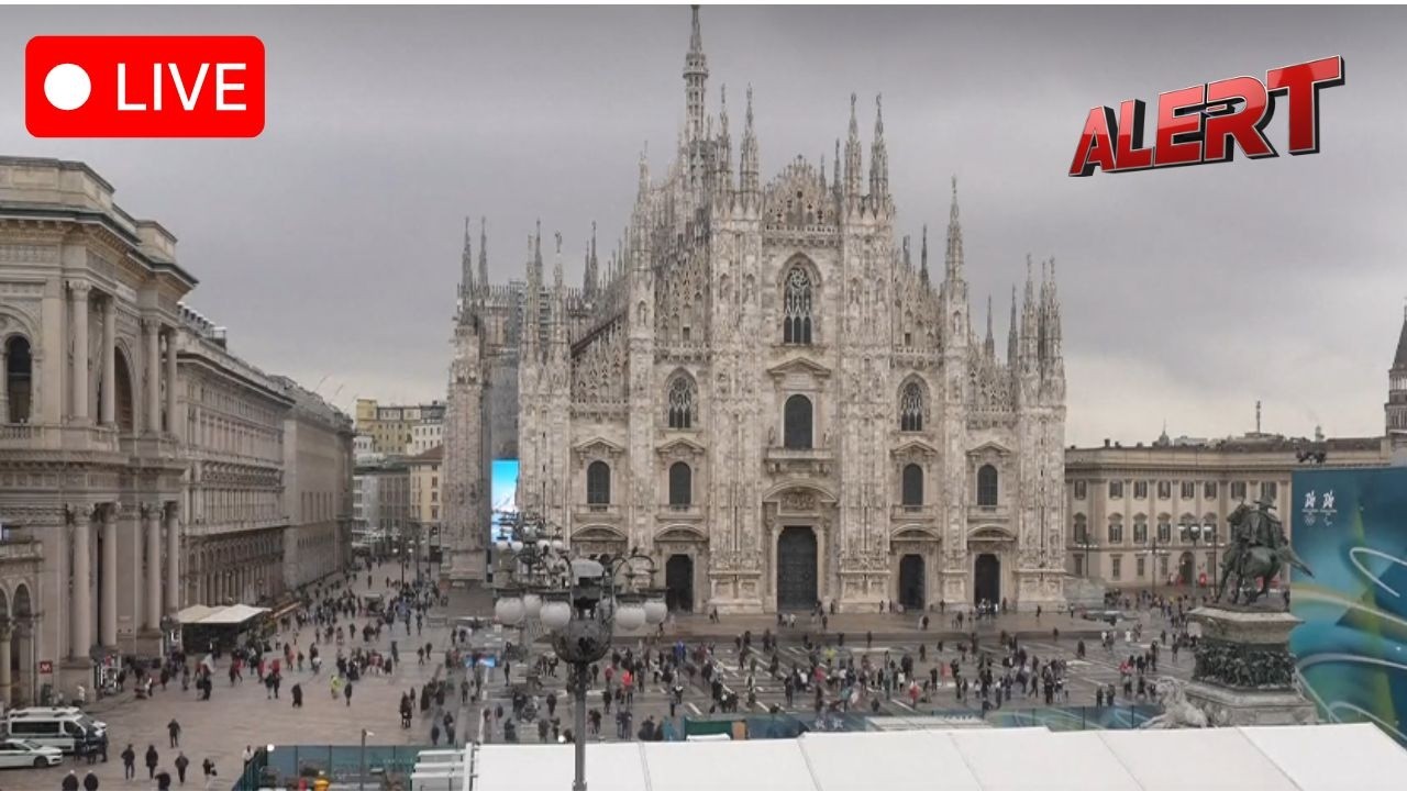 Live from Milan: Duomo Square Crowds on Day Four of Milano Cortina 2026 Olympics | ALERT News