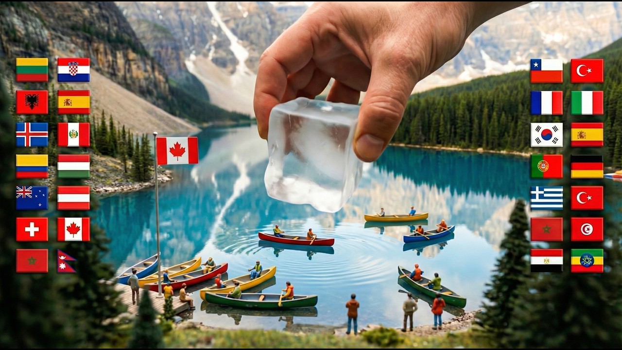 Mini Countries & Human Hand 🌍✋| Ultra Macro AI ASMR – Part 5