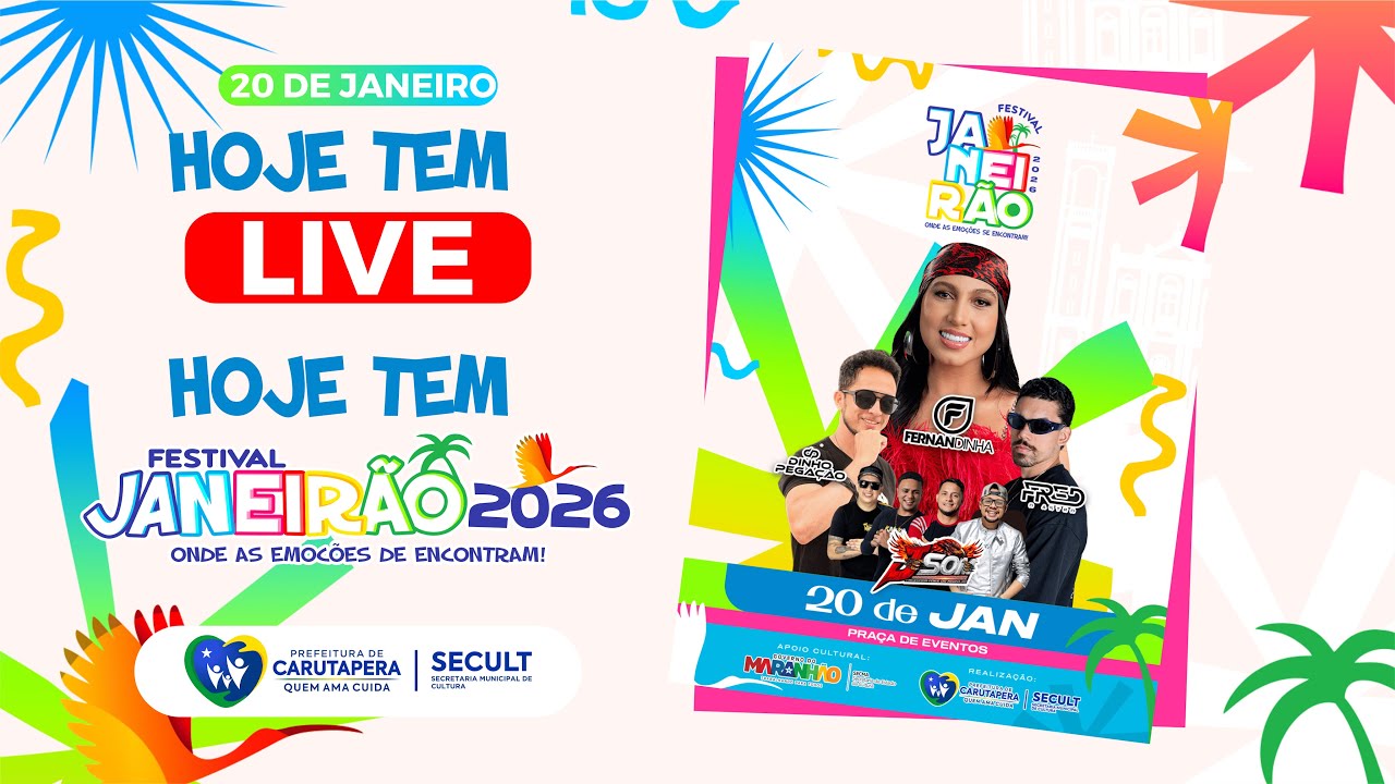 JANEIRÃO 2026 (20/01) - PREFEITURA DE CARUTAPERA