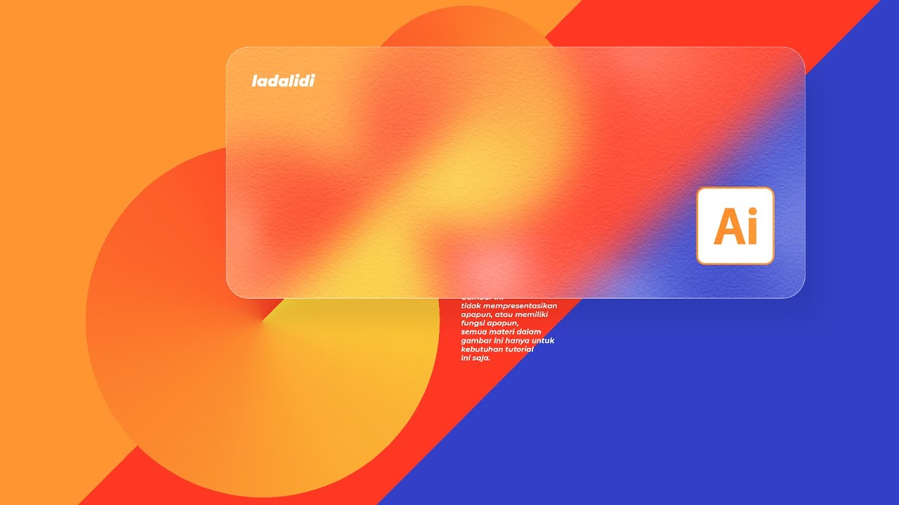 Как создать эффект размытого стекла в Adobe Illustrator