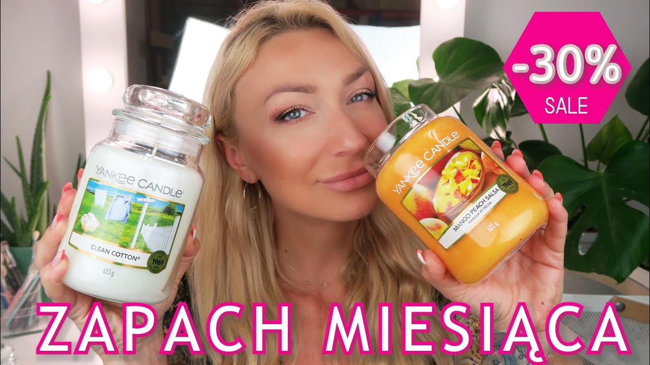YANKEE CANDLE Zapach Miesiąca -30%! 💐 LIPIEC 2020 💐 Czym pachną te świece?