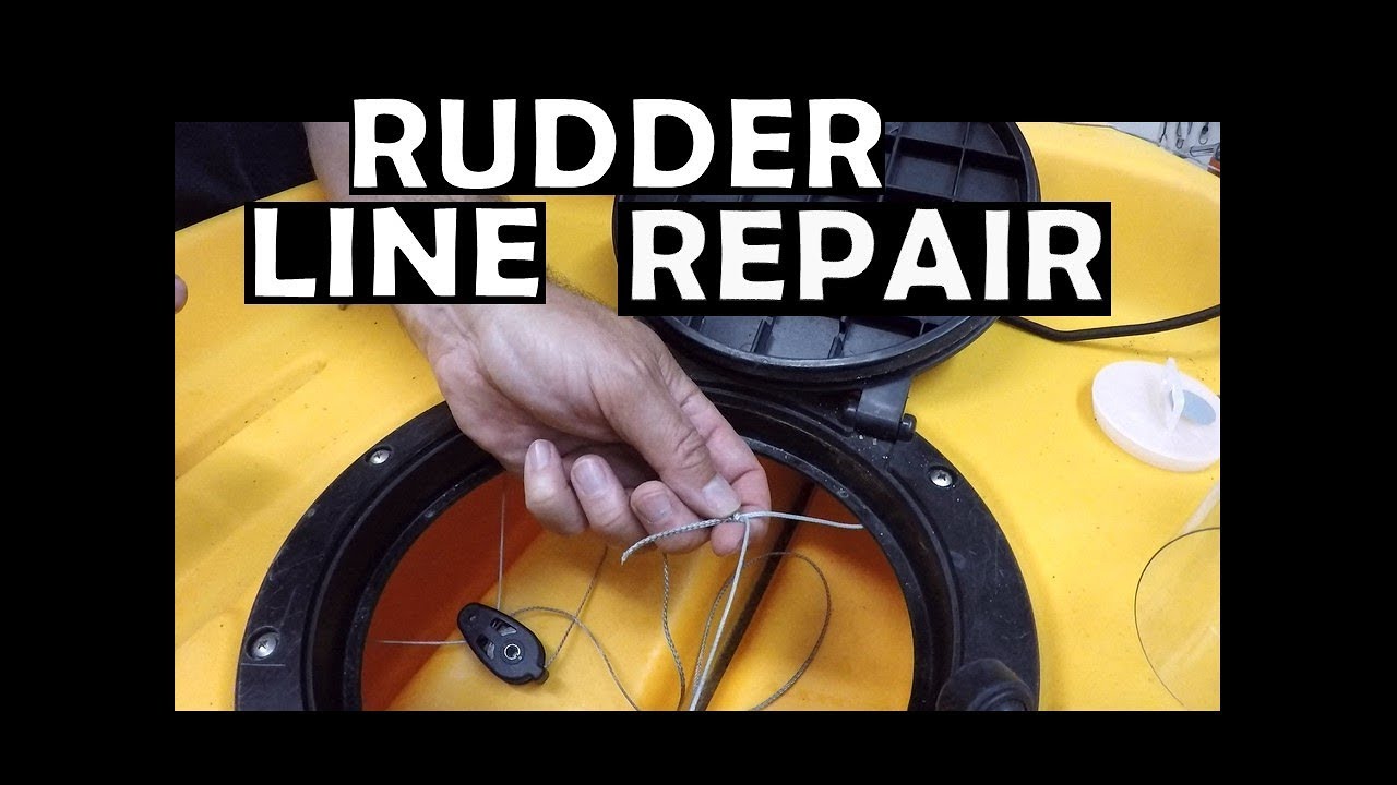 Hobie Rudder Line Repair