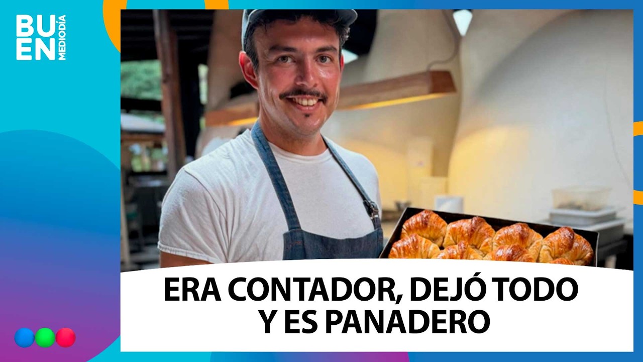 Juan Yedro: dejó la contabilidad y encontró su camino como panadero