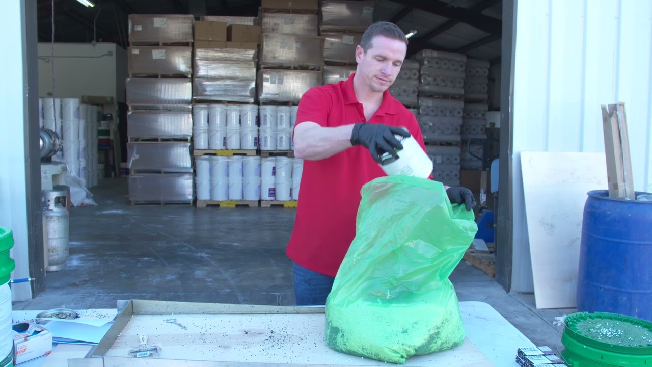 Product No. 570 Green Slope Elevating Compound For Low Spots Application Demonstration