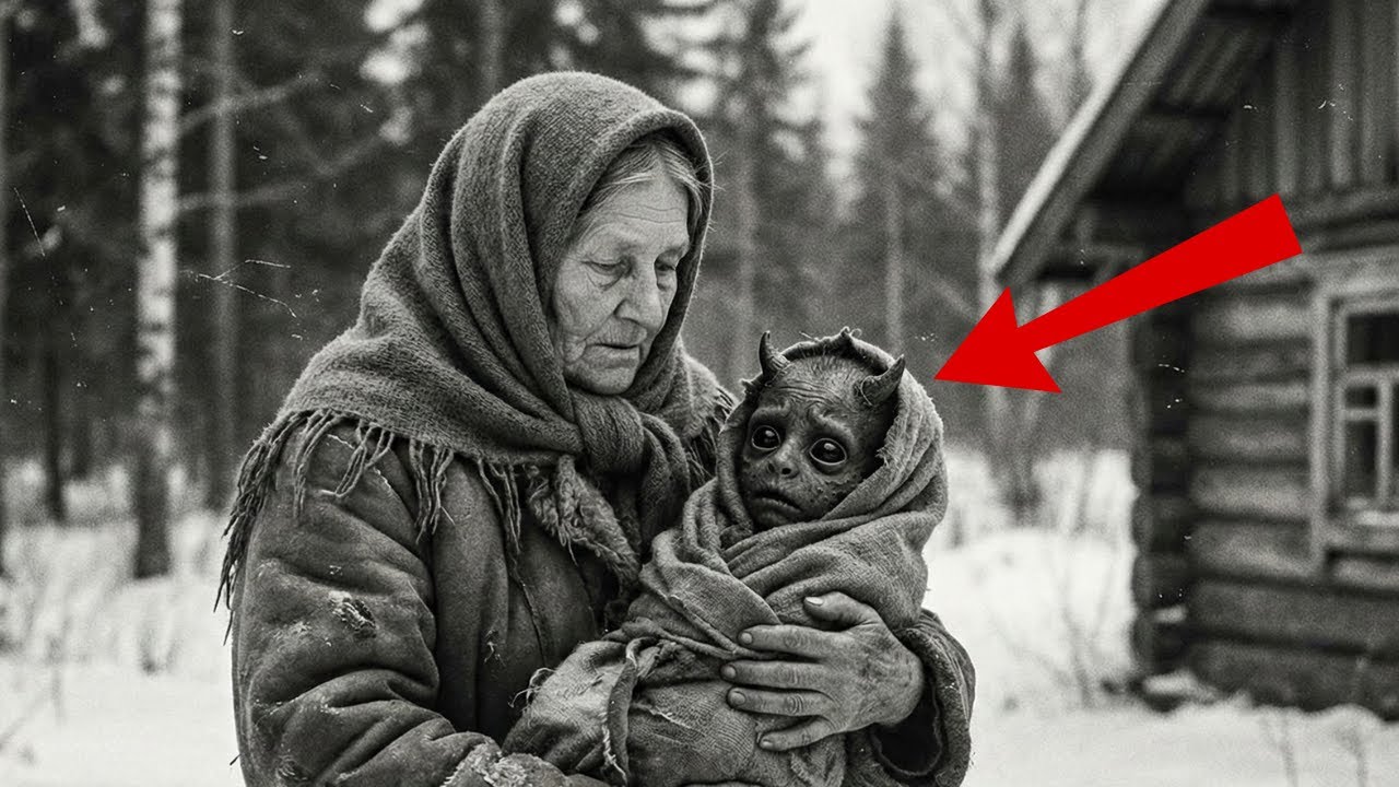 Старуха нашла ЧЕРТЁНКА в лесу. Пострадала вся деревня