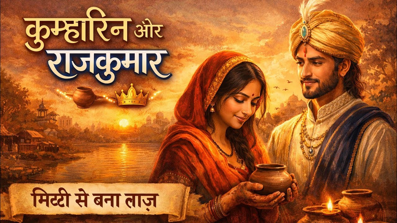 कुम्हारिन और राजकुमार की कहानी | मिट्टी से बना ताज | Emotional Love Story Hindi#emtionalstory #story