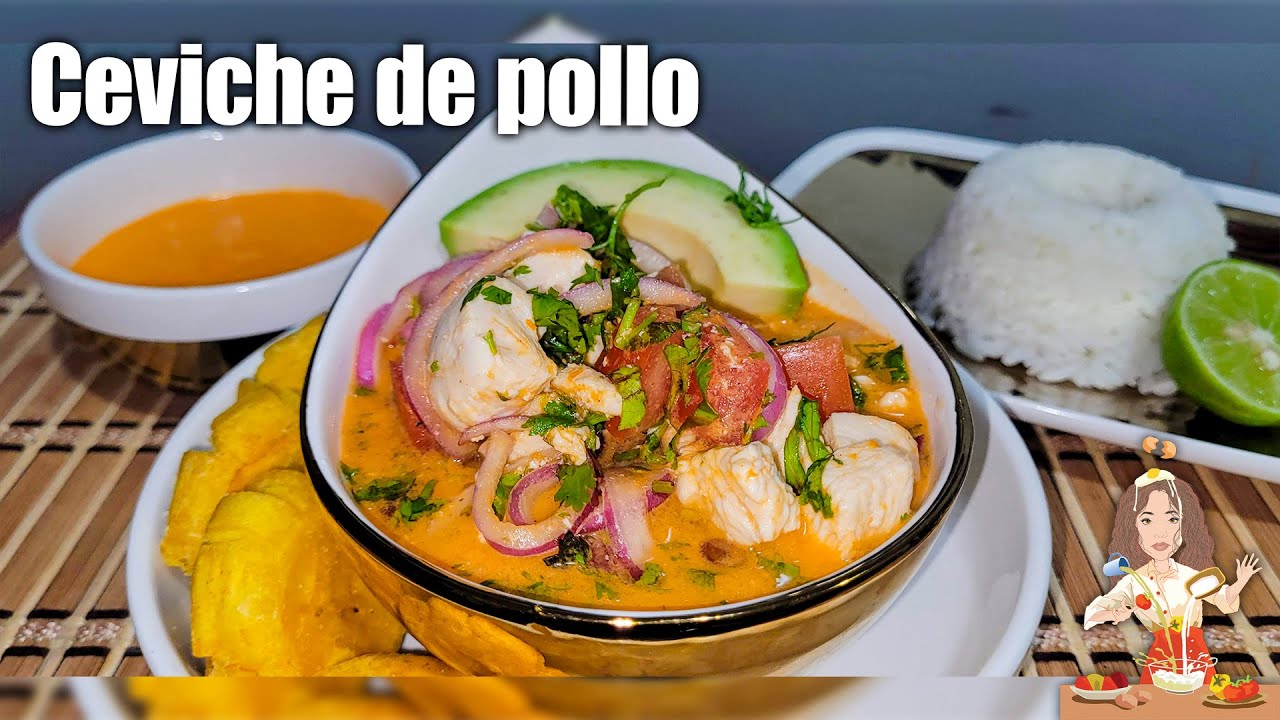 MI CEVICHE DE POLLO😘👌❣🇪🇨