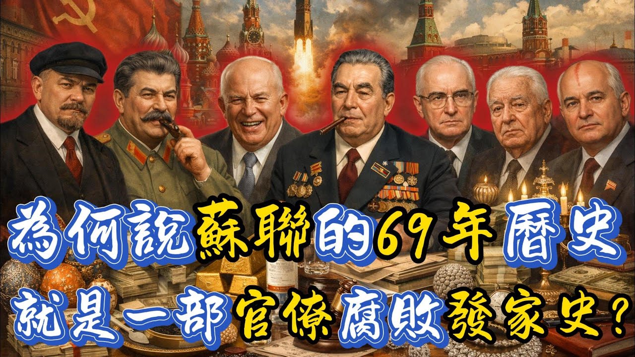 為何說蘇聯的69年曆史，就是一部官僚腐敗發家史？