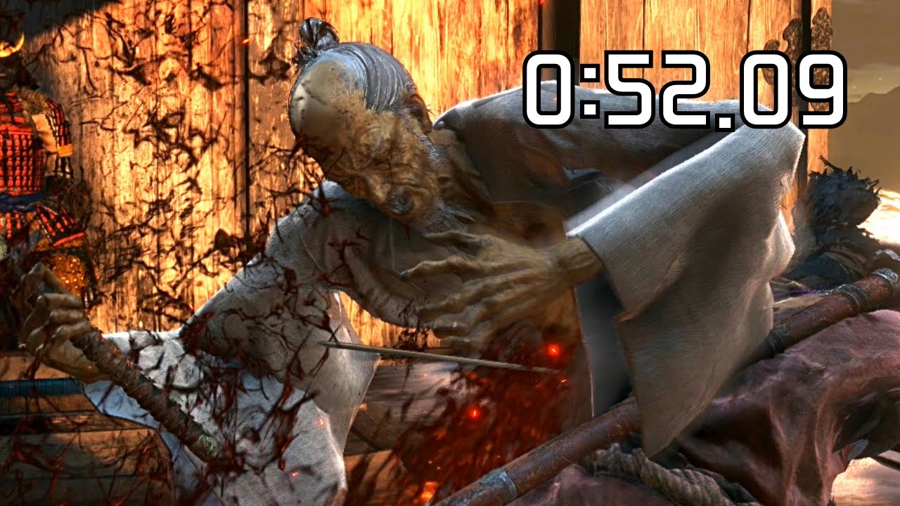 Sekiro - Isshin Ashina 0:52.09 (Reflection Boss Speedrun)