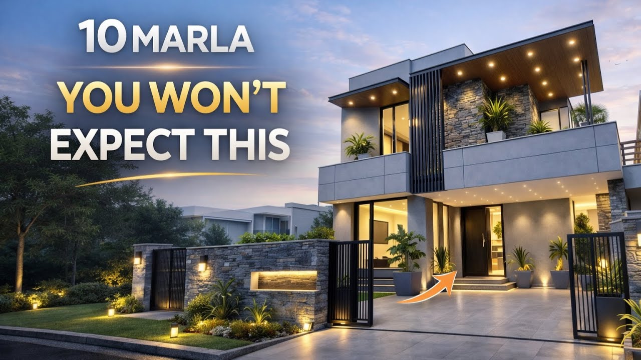 10 Marla No.1 Designer House | Minimal Luxury Double Unit | Bahria Town Overseas Rawalpindi