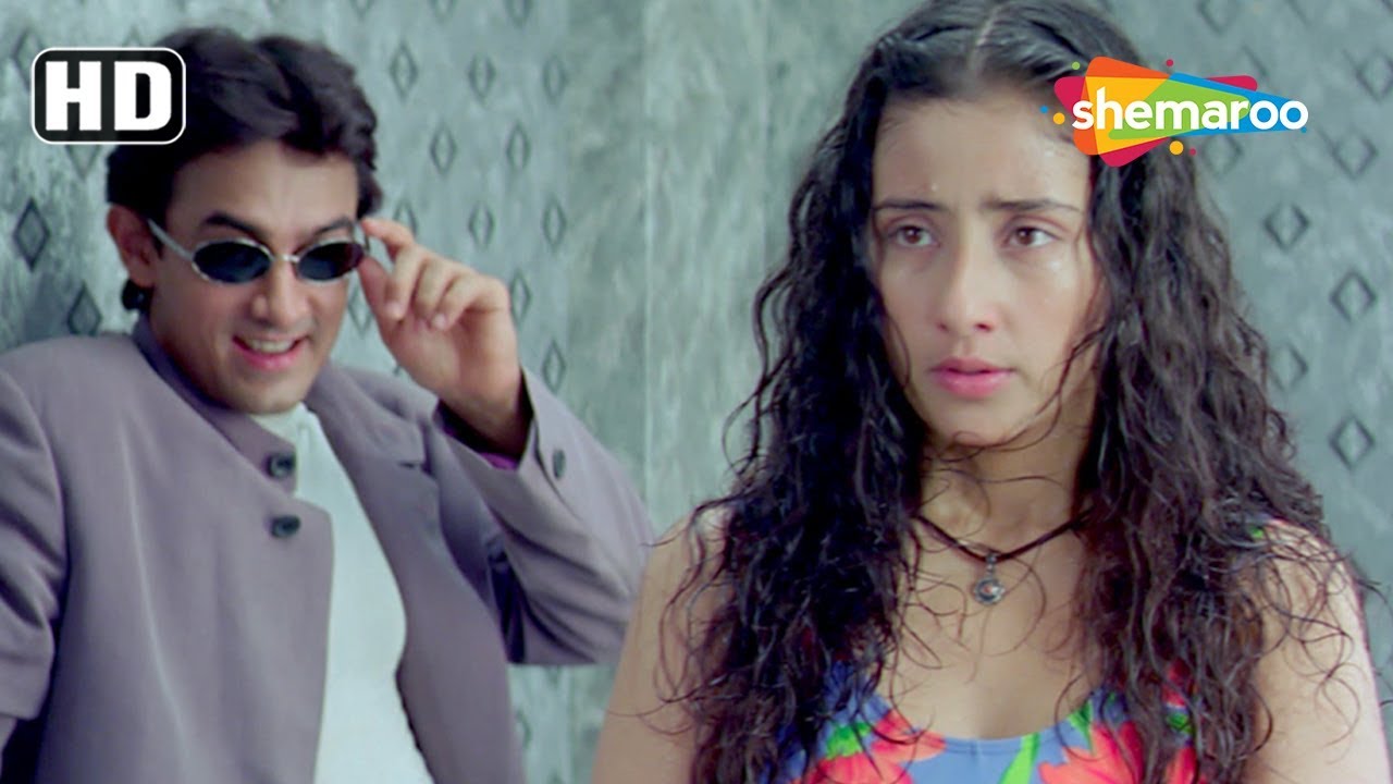 Best Comedy Scenes from Mann (1999) (HD) Aamir Khan | Manisha Koirala | Neeraj Vora  - Romantic Film